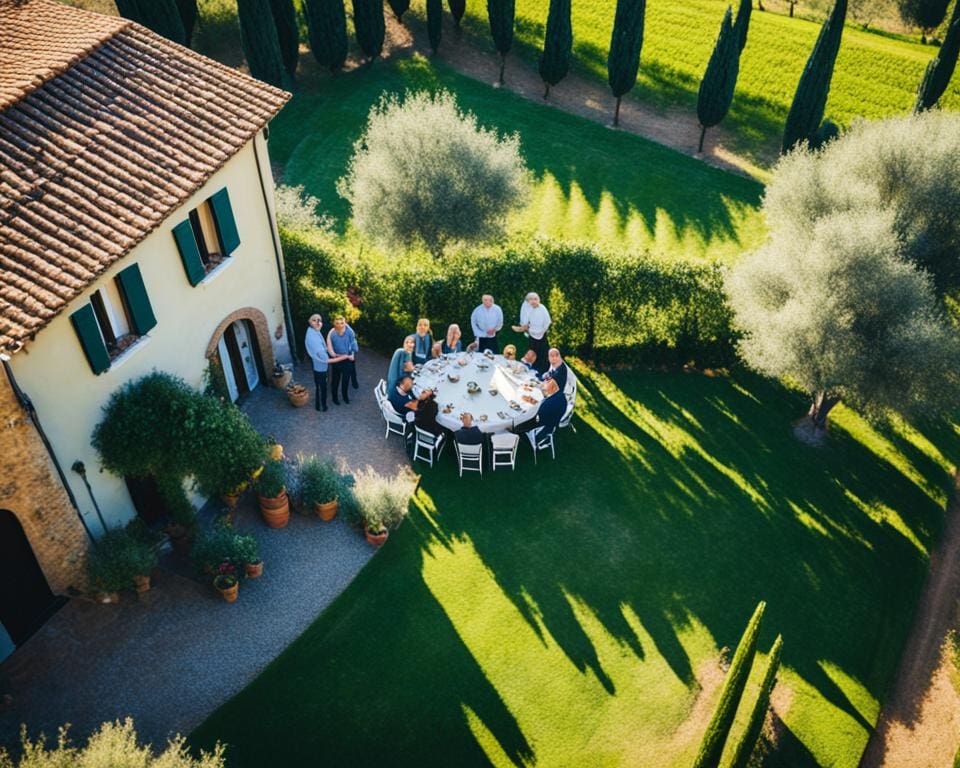 Privé kookles in een Toscaanse villa