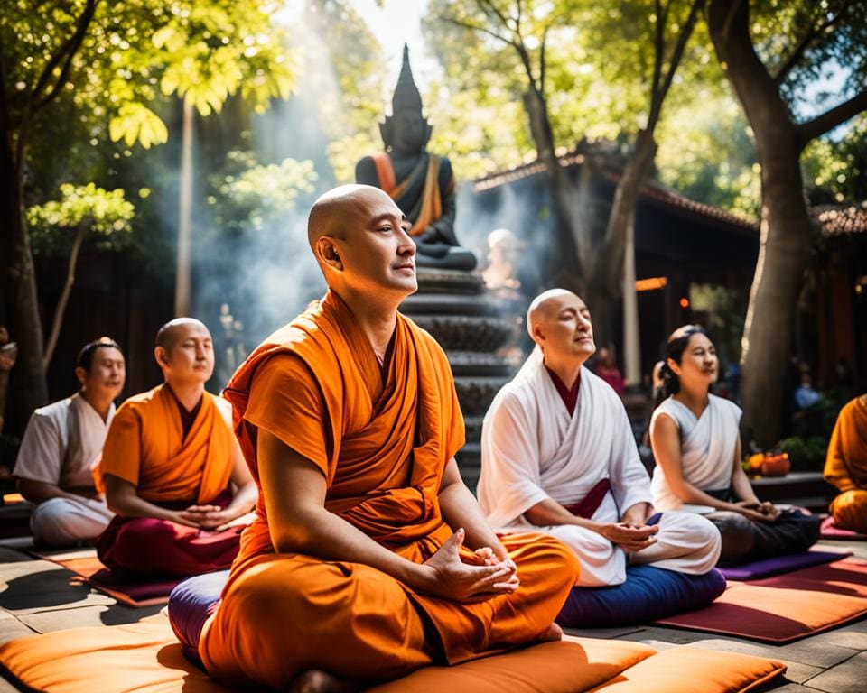 Exclusieve meditatieles in een Thais klooster