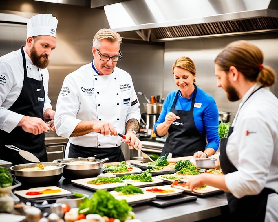 culinaire workshop met een beroemde chef-kok