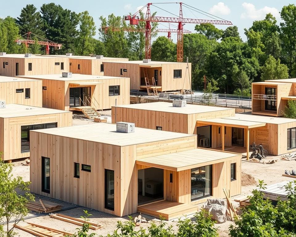 Bouw Sneller met Prefab CLT Woningen