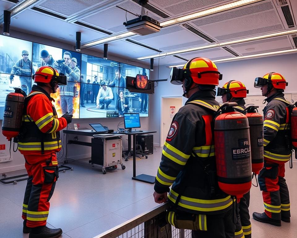 Brandweeropleidingen technologie simulaties digitale hulpmiddelen