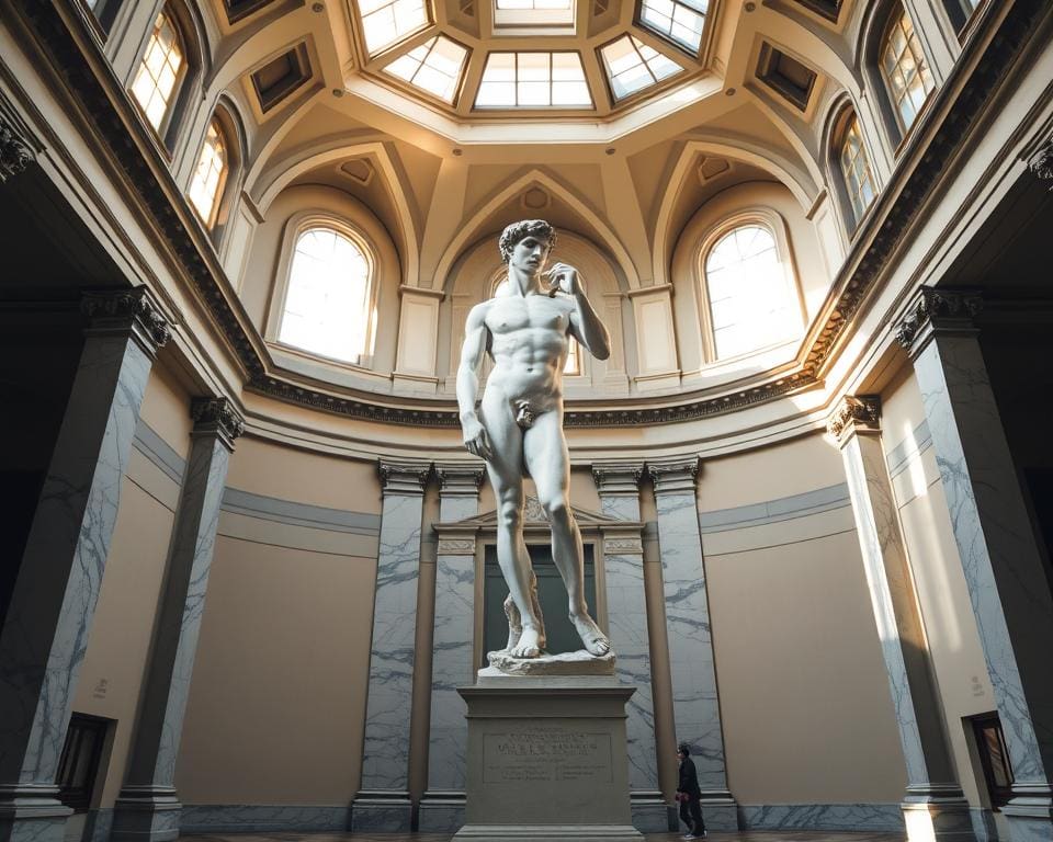 Galleria dell'Accademia, Florence, Italië: Michelangelo's David zien