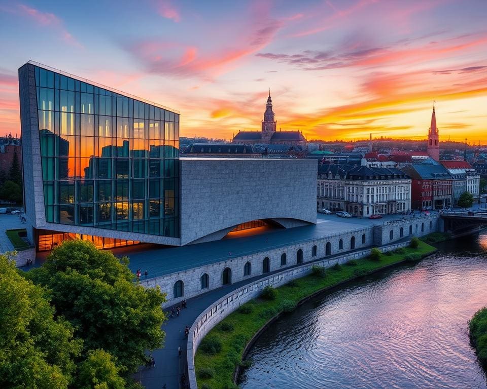 Museum aan de Stroom, Antwerpen, België: Stad aan de rivier