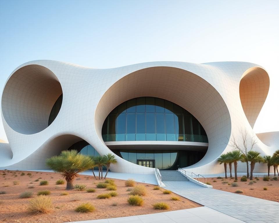 National Museum of Qatar, Doha, Qatar: Woestijnroos architectuur bewonderen