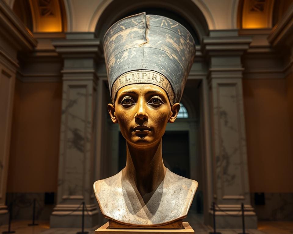 Neues Museum, Berlijn, Duitsland: Nefertiti's buste zien