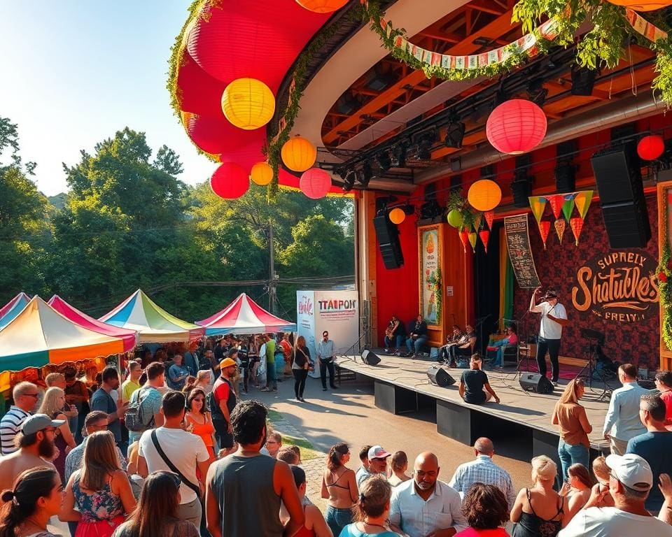 Festivalweekend vol livemuziek, theater en marktkraampjes