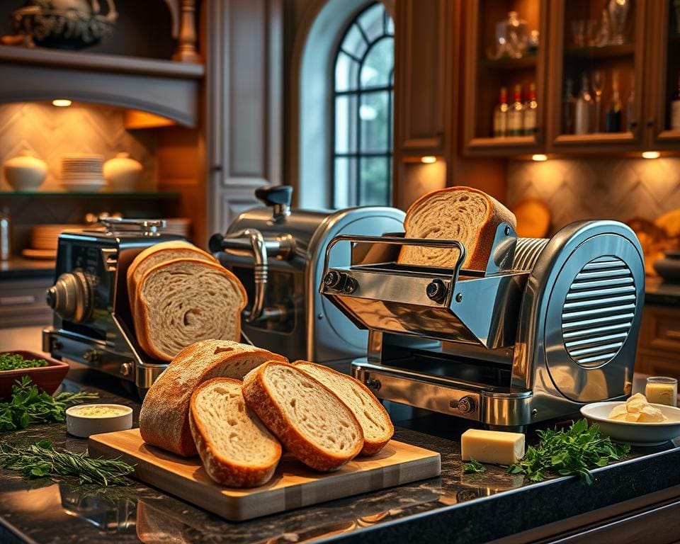 Luxe broodsnijmachines voor perfect gesneden brood