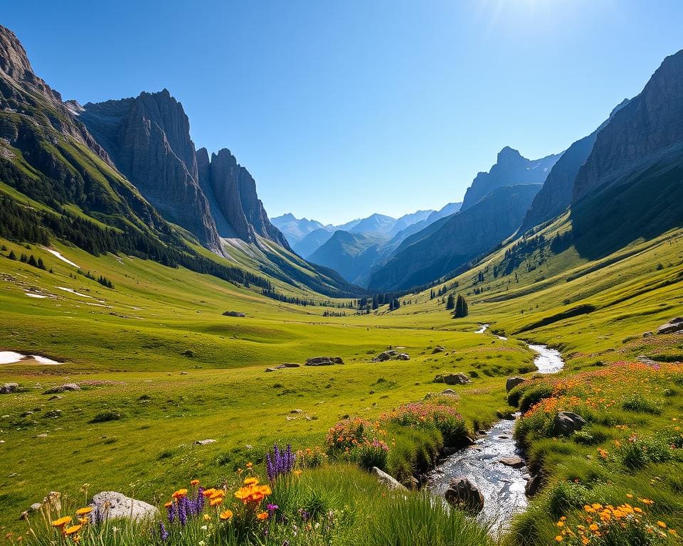 Natuurschoon van de Dolomieten