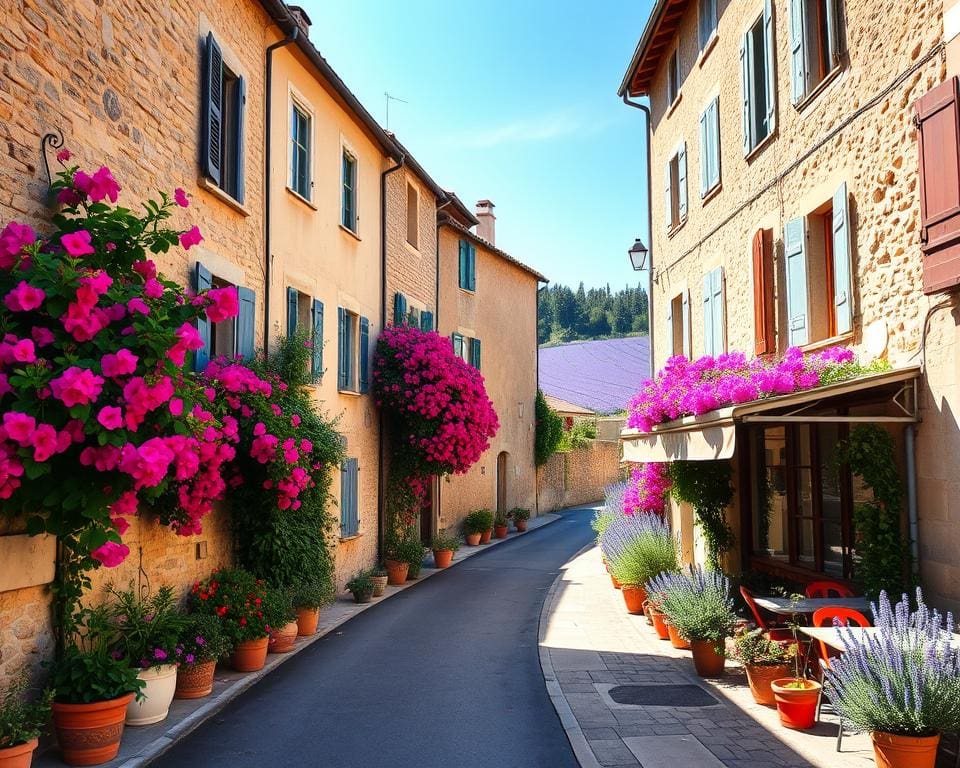 Reizen door de schilderachtige dorpen van de Provence